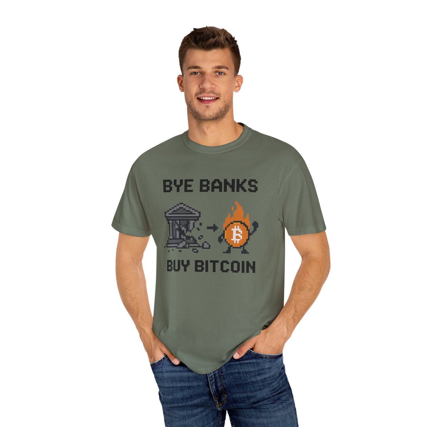 Bye Banks Buy Bitcoin Tee