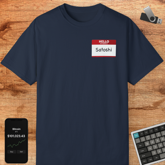 My Name is Satoshi -Tee