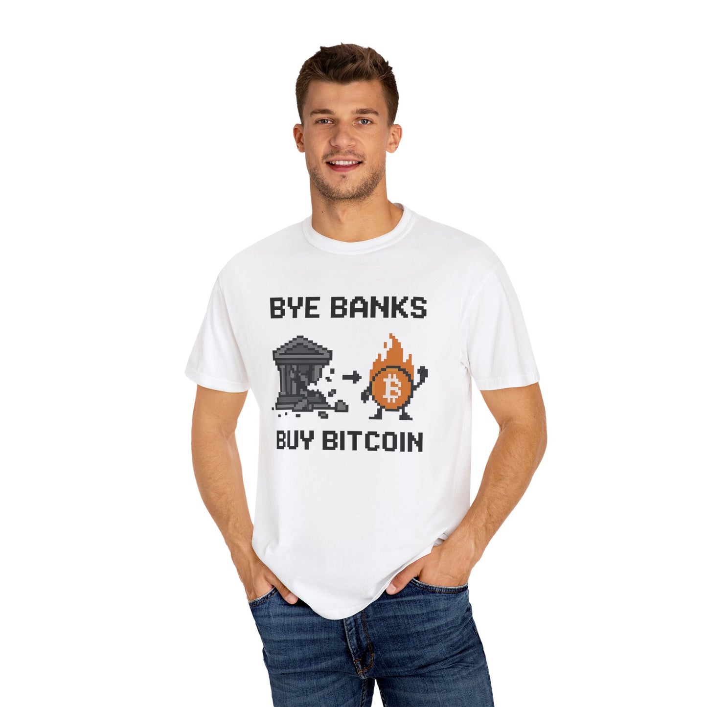 Bye Banks Buy Bitcoin Tee
